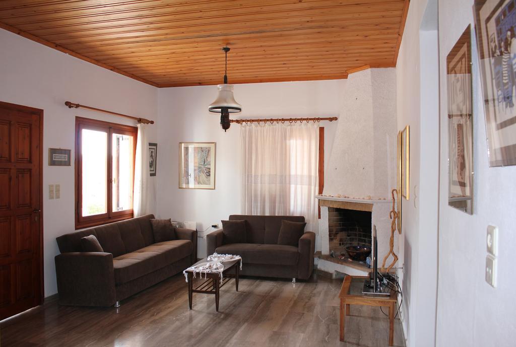 فيلا Theros Beach House Stavrós المظهر الخارجي الصورة